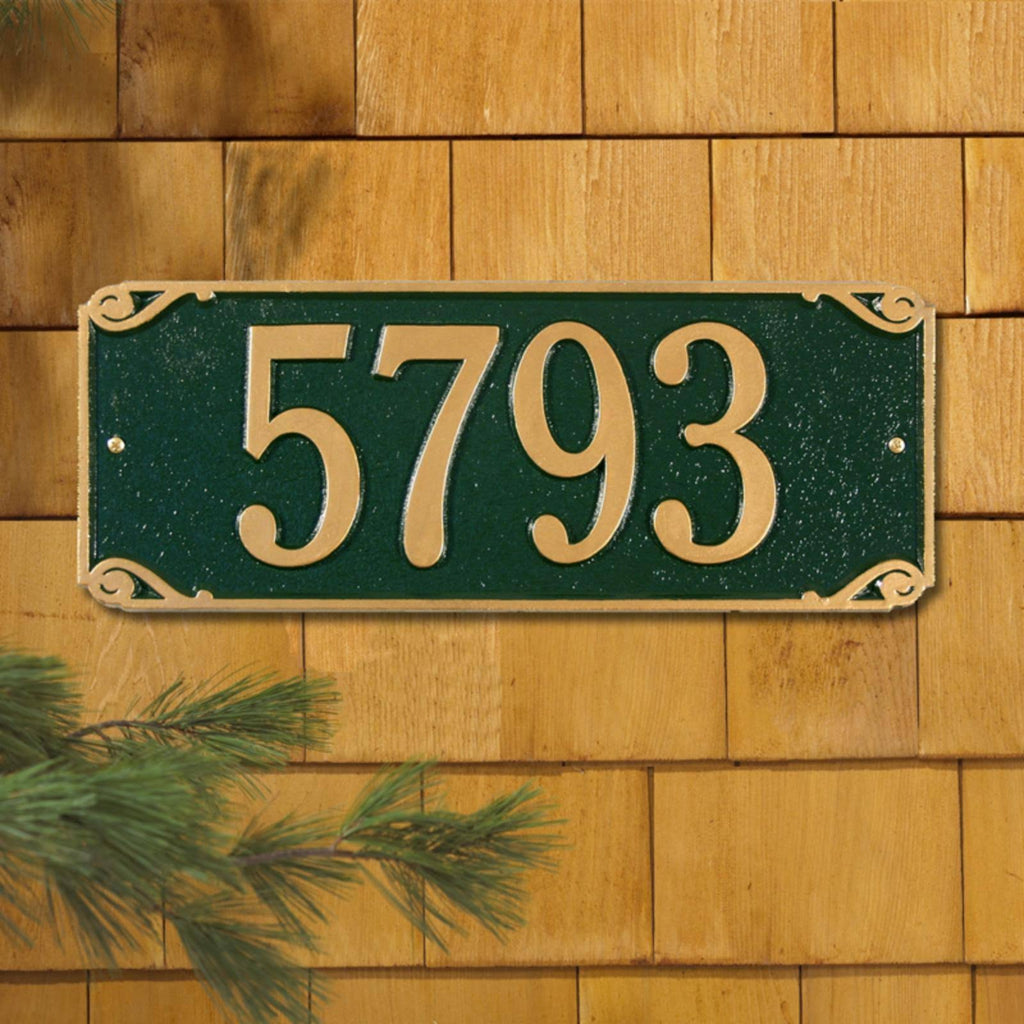 Red/Gold Letters Wall Plaque J22082