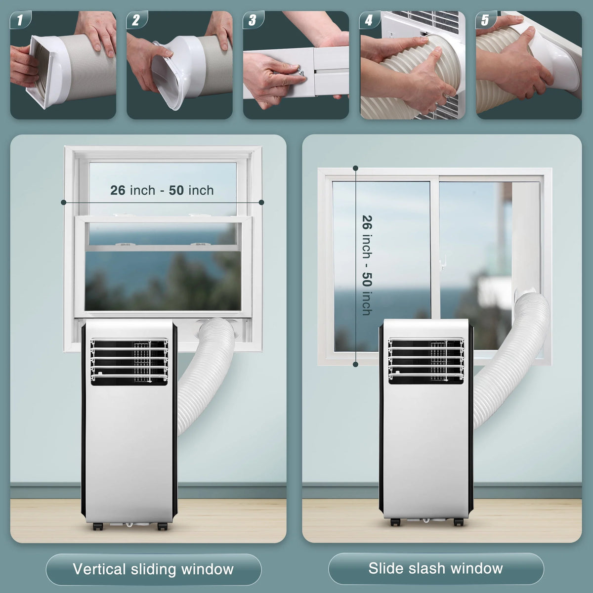 5000 BTU Portable Air Conditioner Q6535