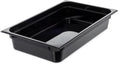 High-Heat Full-Size Food Pan, 12.7 qt, Black, Case of 6 I686