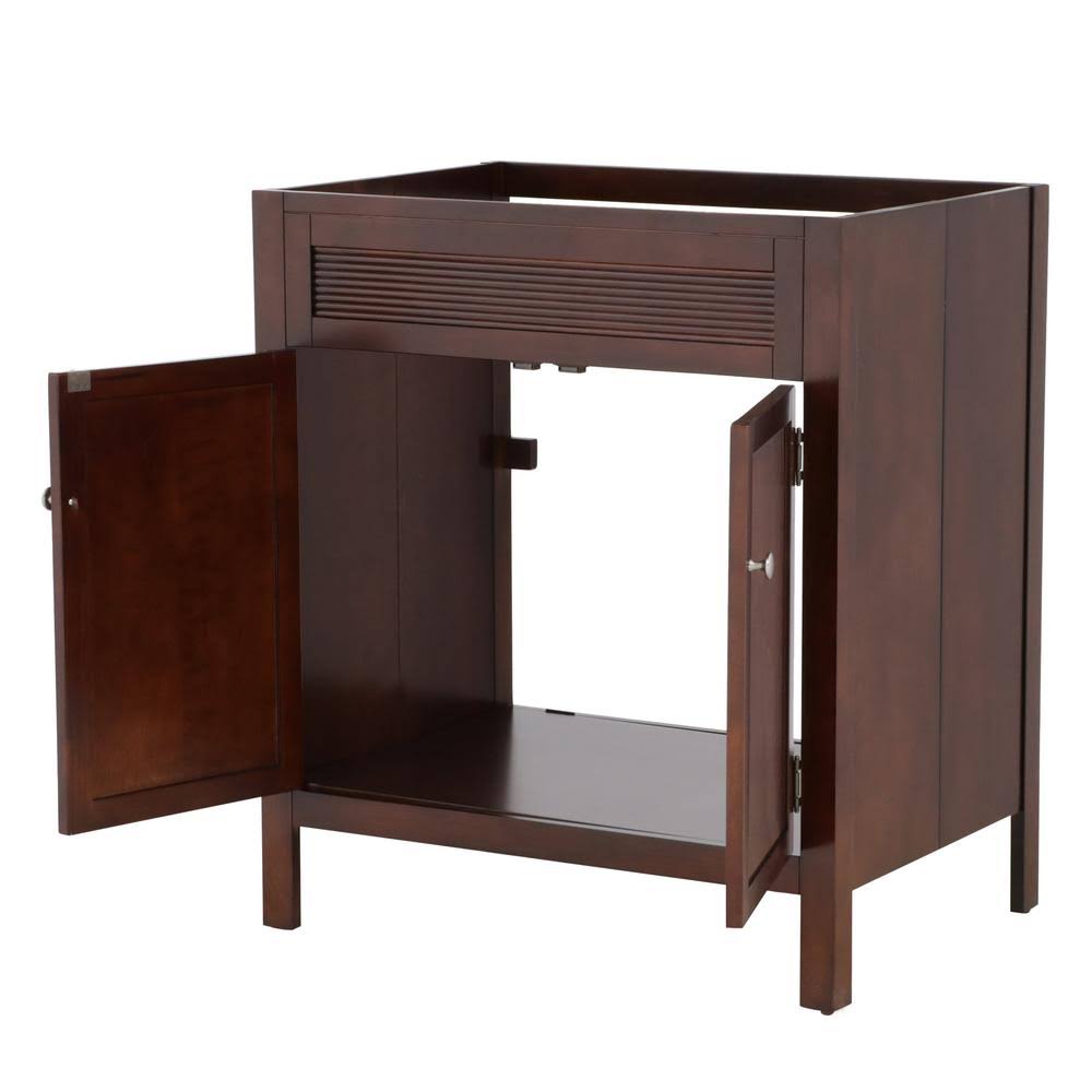 Vanity Cabinet Only in Dark Cherry S626