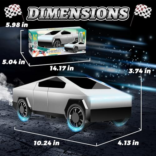 1:14 Remote Control Pick-up Truck with Light and Loadspace A86409