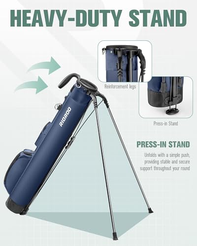 Lightweight Golf Stand Bag with 2 Way Dividers B601