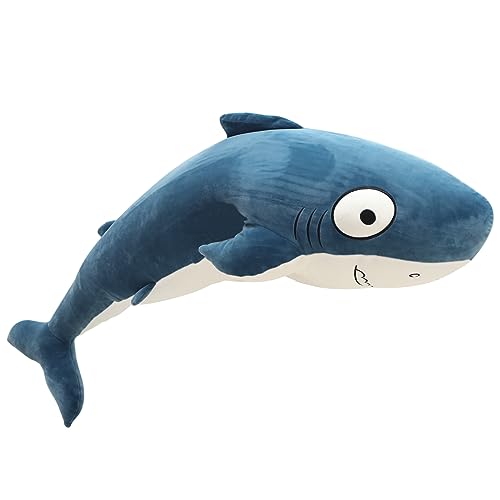 Blue 32” Shark Plush Stuffed Animal N834