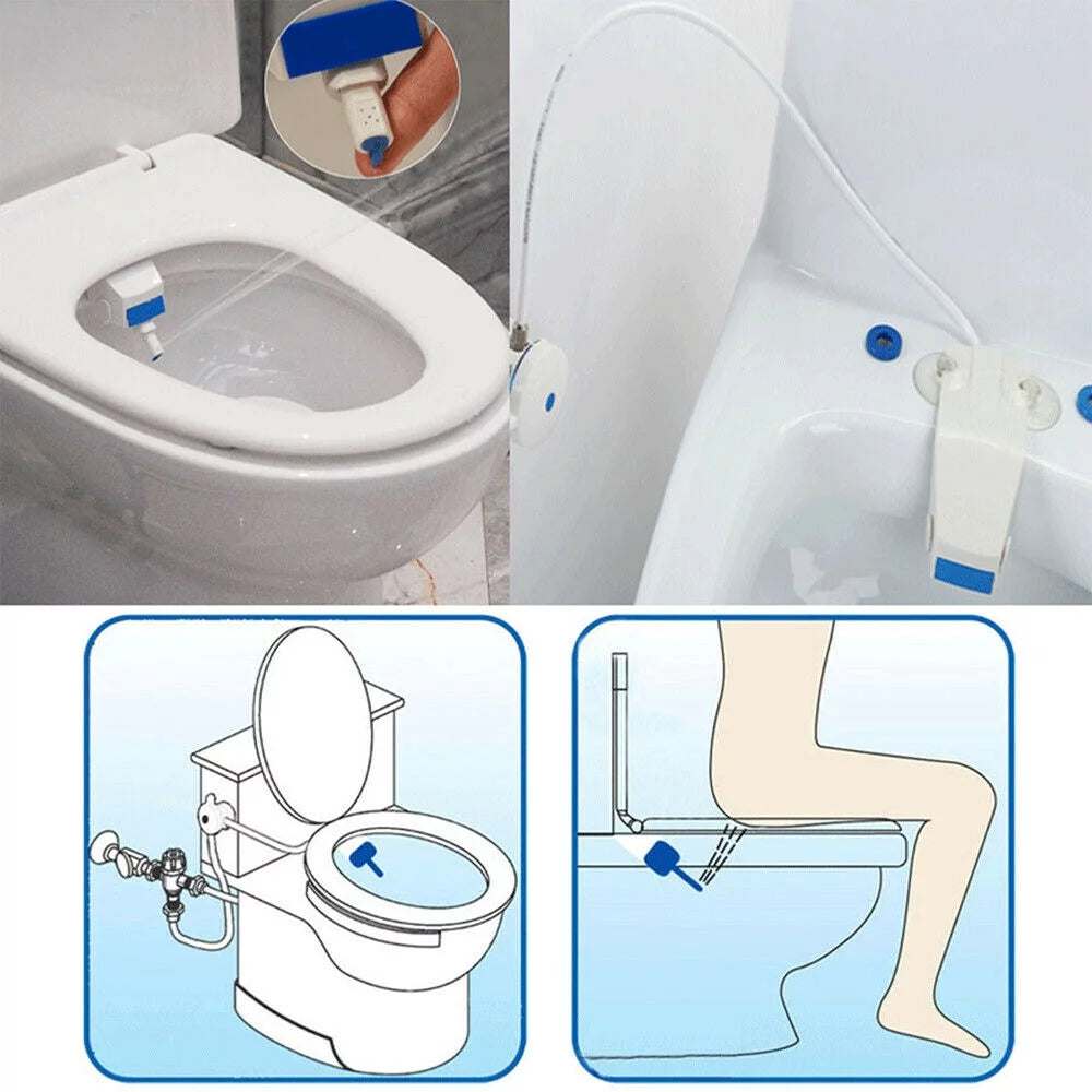 Non-Electric Bidet Toilet Seat Attachment D89001