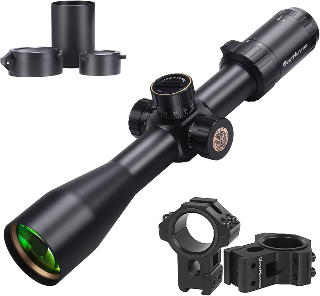 HD 4-16x44 FFP Riflescope, 30mm Tube First Focal Plane Tactical Scope V16474