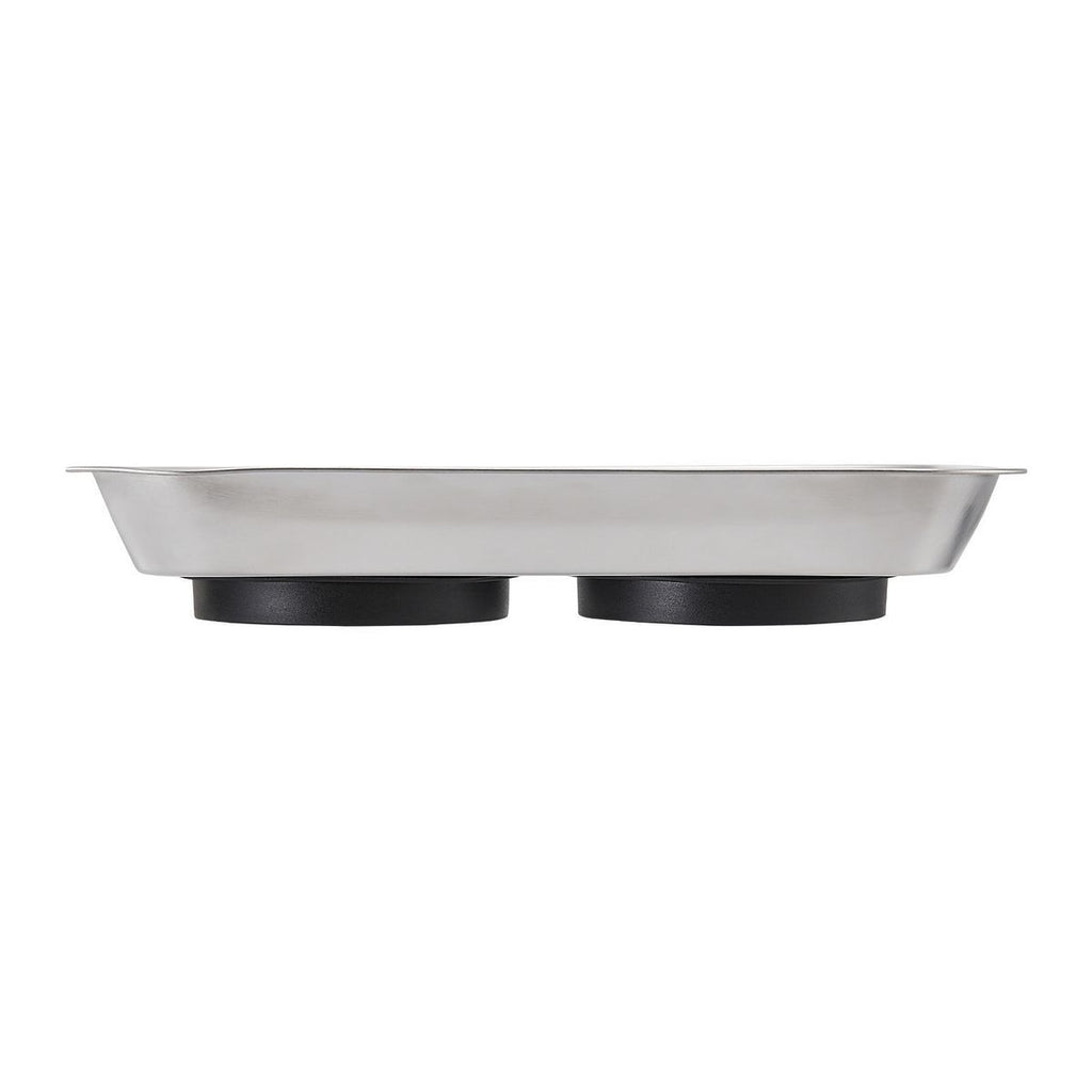 9-1/2 in. x 5-1/2 in. Magnetic Stainless Steel Parts Tray Y5341