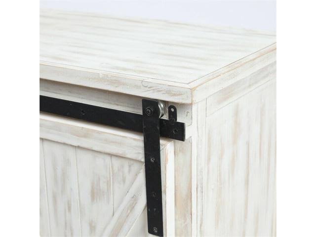 White Farmhouse Storage Cabinet B51337