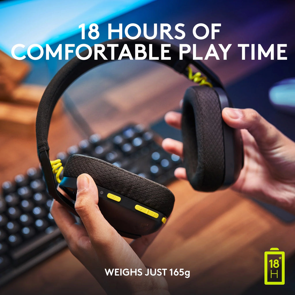 Black Wireless Gaming Headset Y879