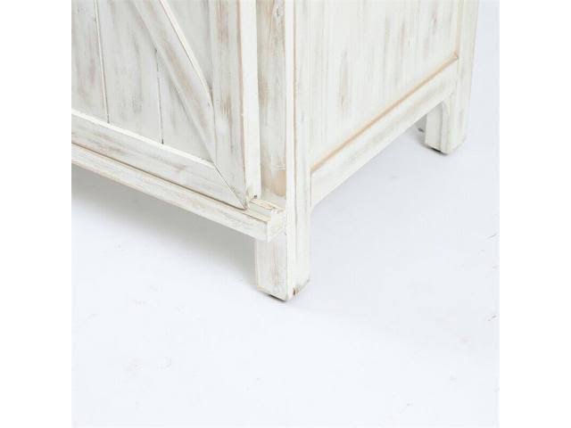 White Farmhouse Storage Cabinet B51337