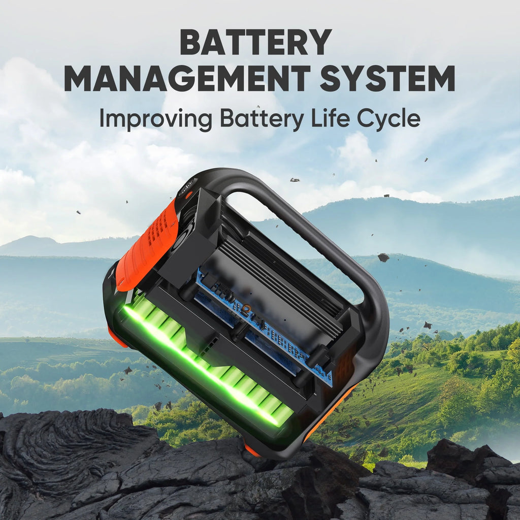 518Wh Portable Solar Generator with 100W Solar Panel R3003