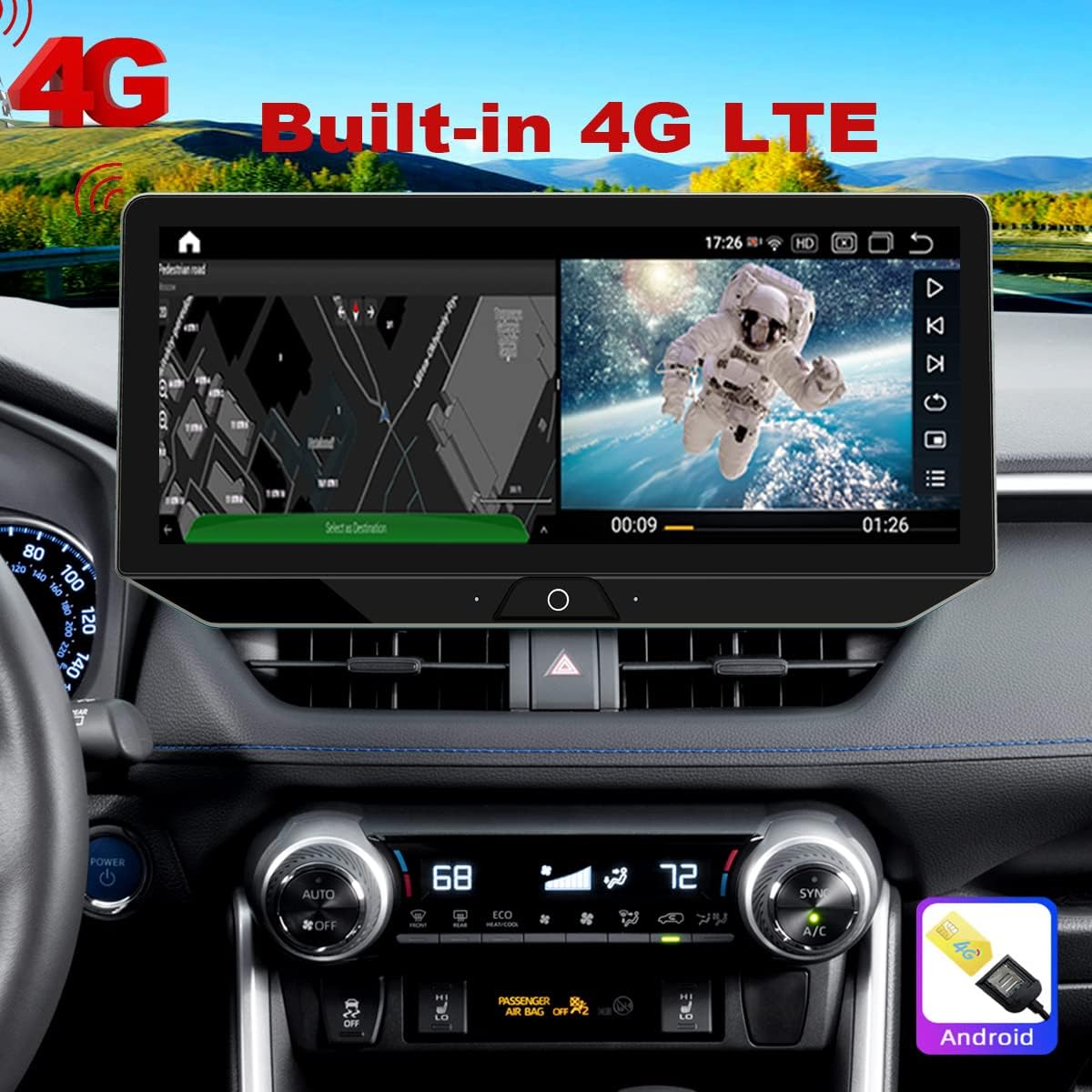 12.3inch Touch Screen Wireless Carplay Android Stereo M509