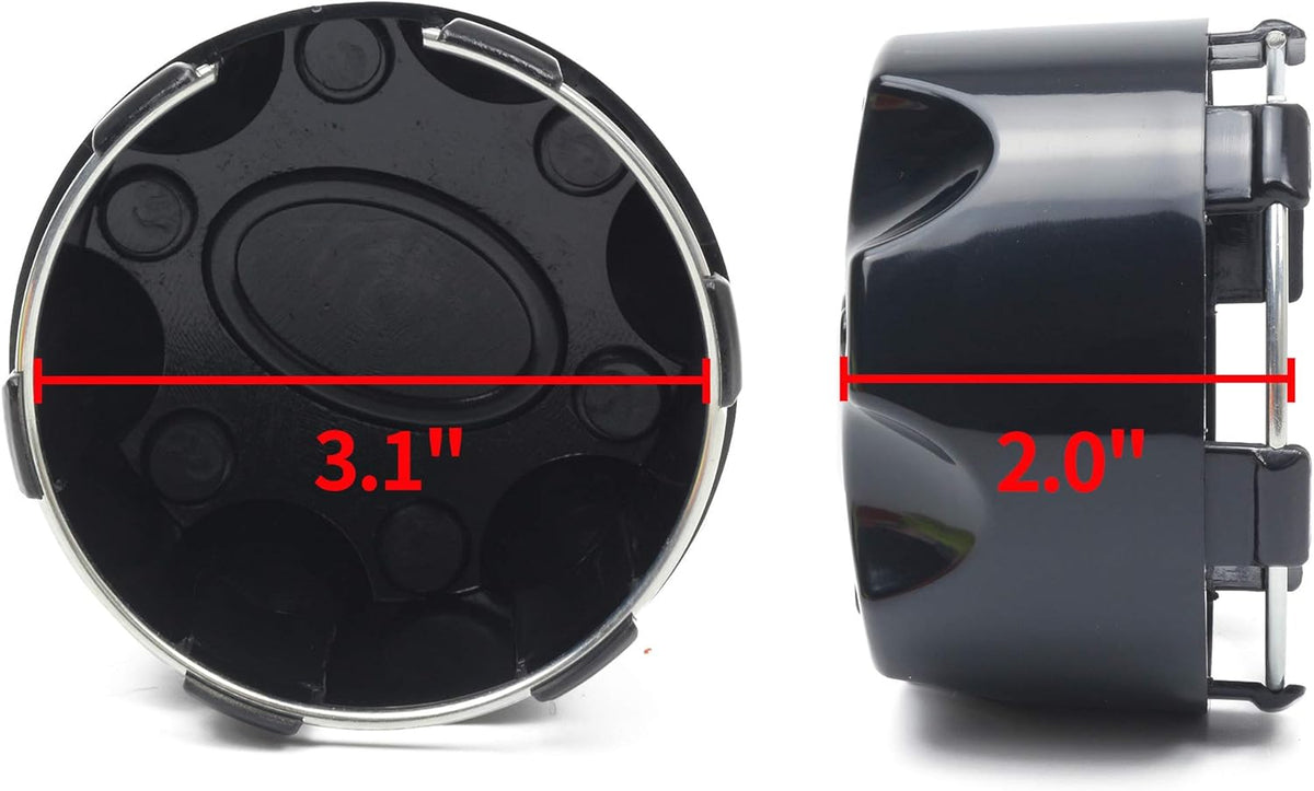 4PCS Black Hub Cap Wheel Center Cap U48739