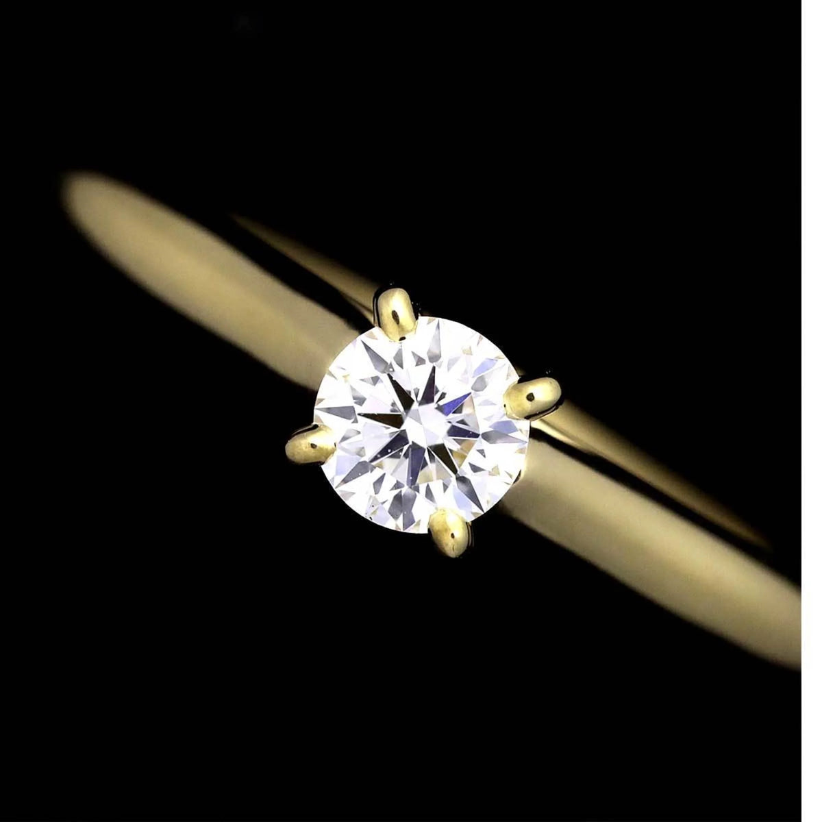 18K Yellow Gold Diamond Ring G703