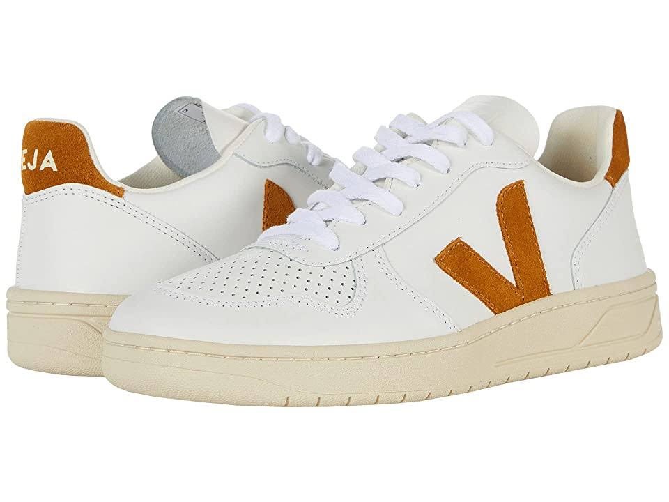 White Camel Leather Trainers D171