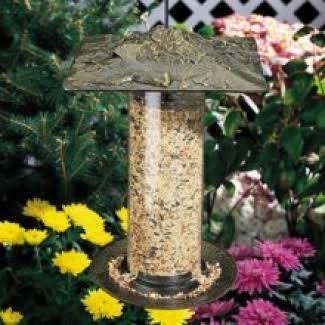 French Bronze Tube Feeder V8201