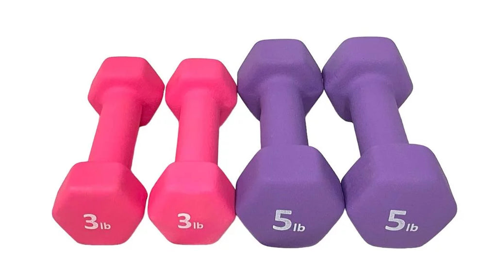 Neoprene 5 Lbs. Hex Dumbbells Set of 2 Z6908