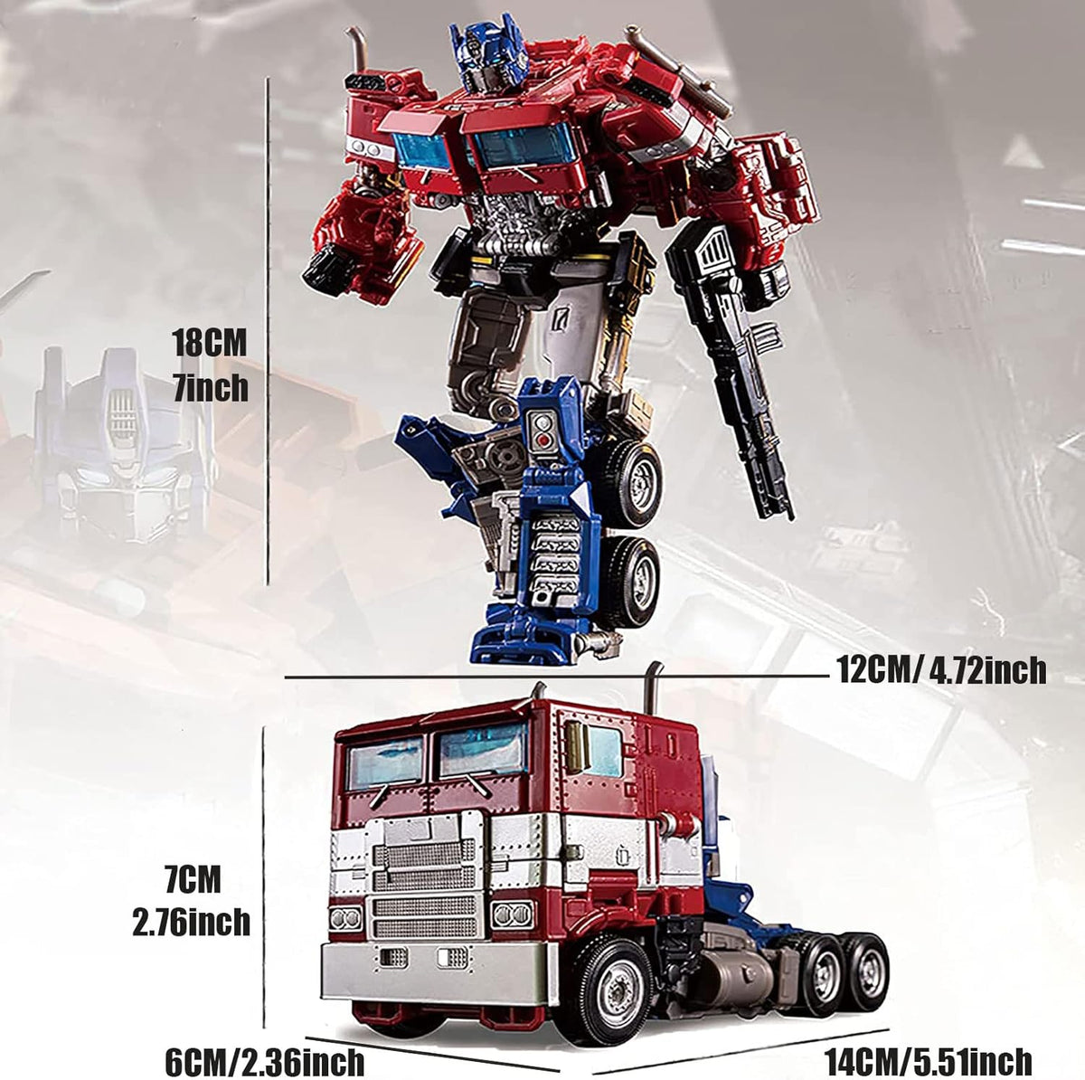 Deformation Car Robot Action Figure with Weapon E4739