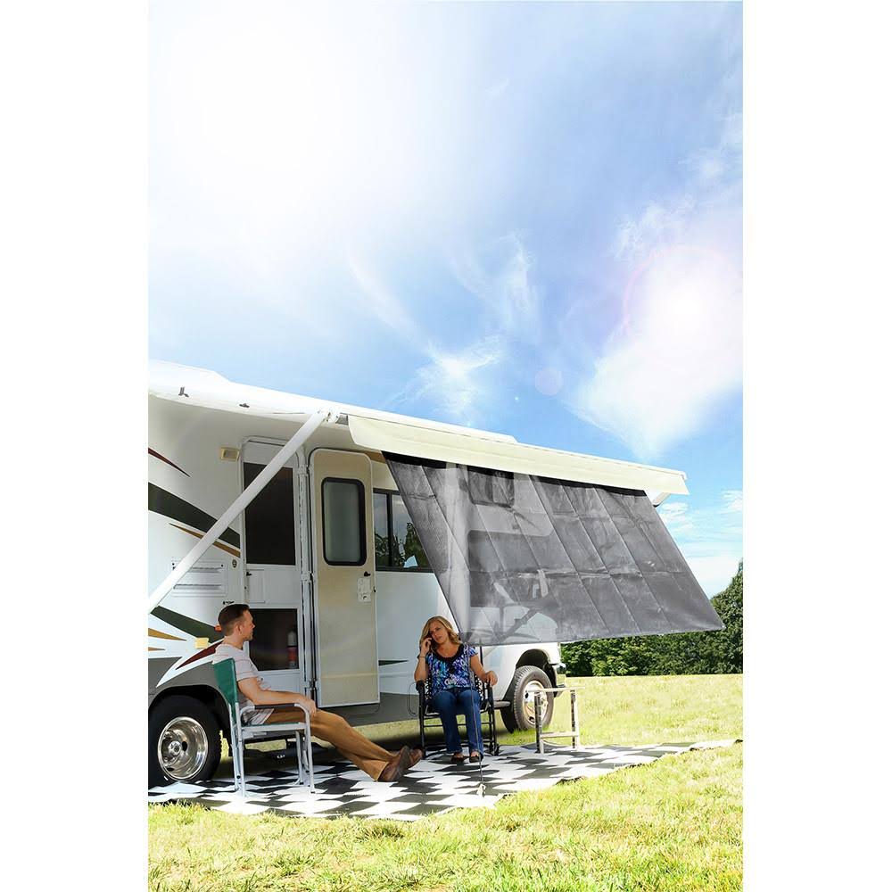 54 inch x 180 inch Black RV Awning Shade Kit A667