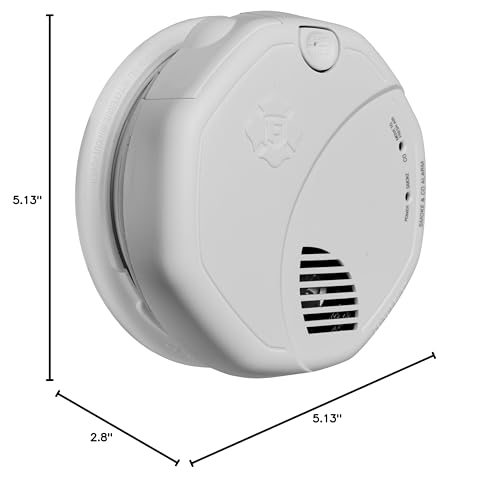 Battery Powered Photoelectric Smoke and Carbon Monoxide Combo Alarm with Voice A111