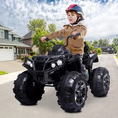 12 Volt Battery Powered 4 Wheeler ATV Ride on Car with LED Lights F127
