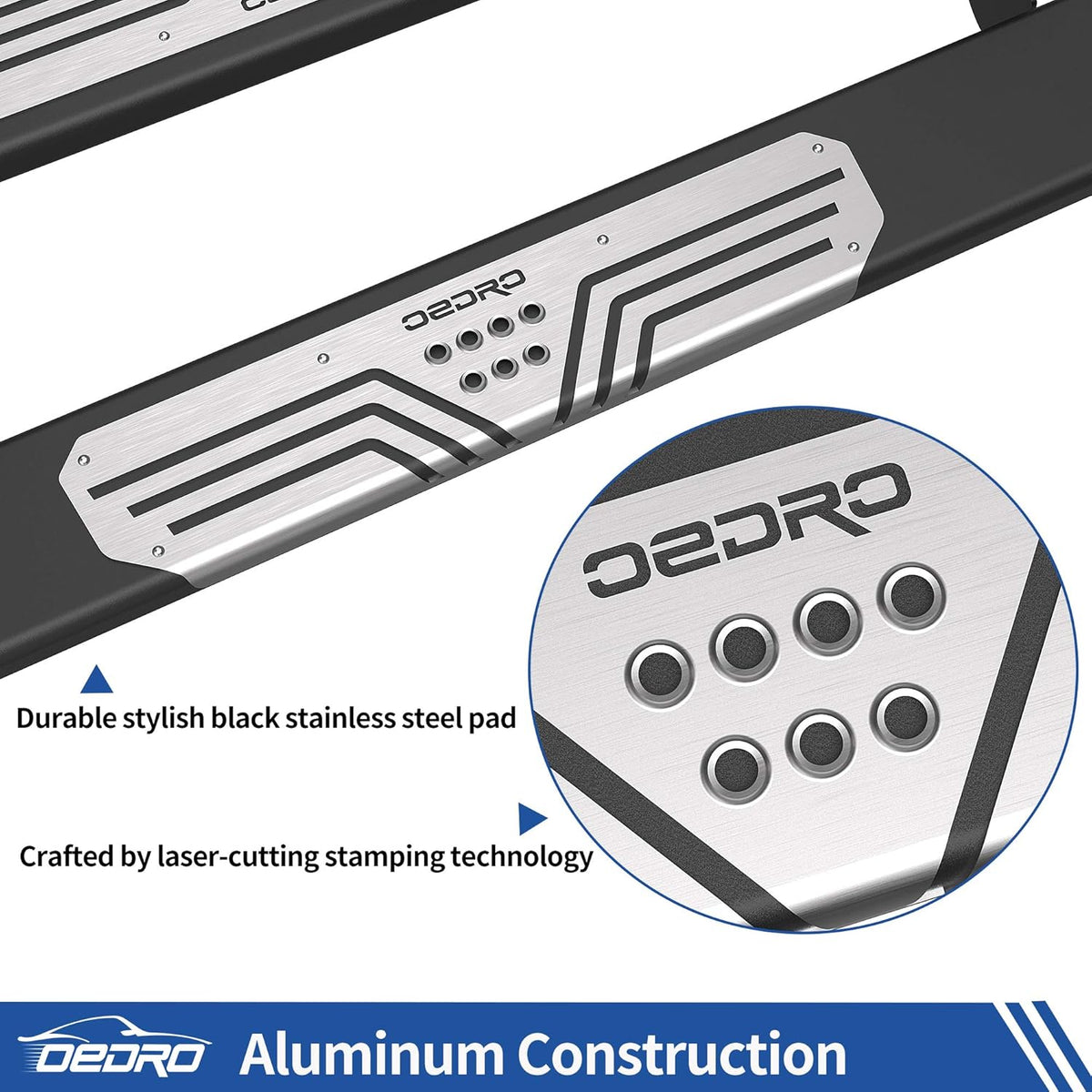 6.5 Running Boards Side Step Nerf Bars Z264103