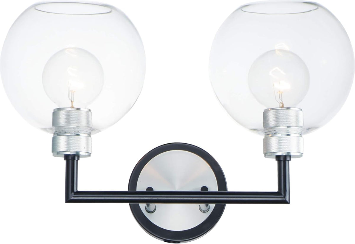 Black Satin Brass 1-Light LED Wall Sconce S845632