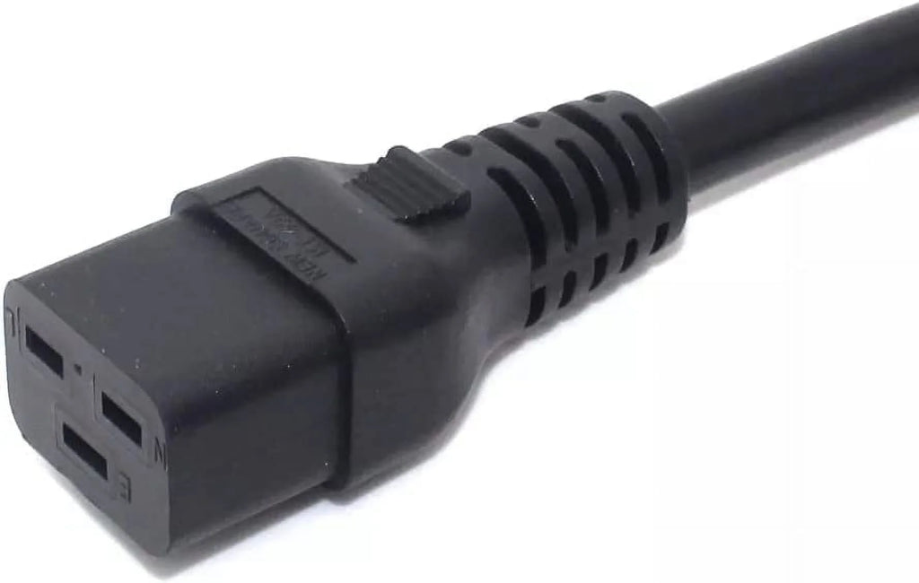 NEMA 6-15P to IEC C19 Power Extension Cord, 6ft K739