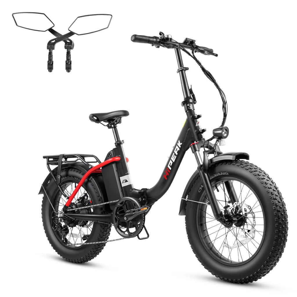 750W Folding Electric Bike 48V 15Ah 20 x 4.0 Fat Tire U1593