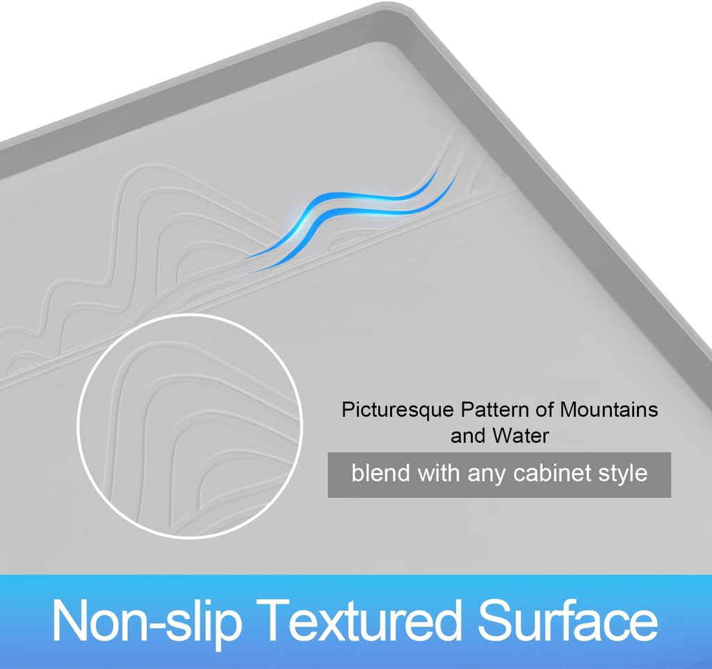 Light Grey Silicone Under Sink Mat I84243