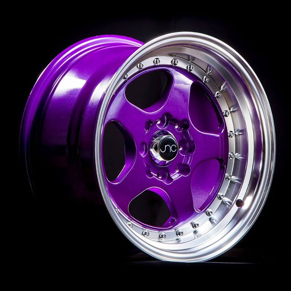 15 inch Candy Purple Machined Lip Wheel M7280