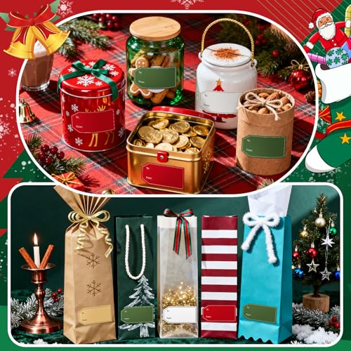 3 Colors Gift Tag Stickers J134715