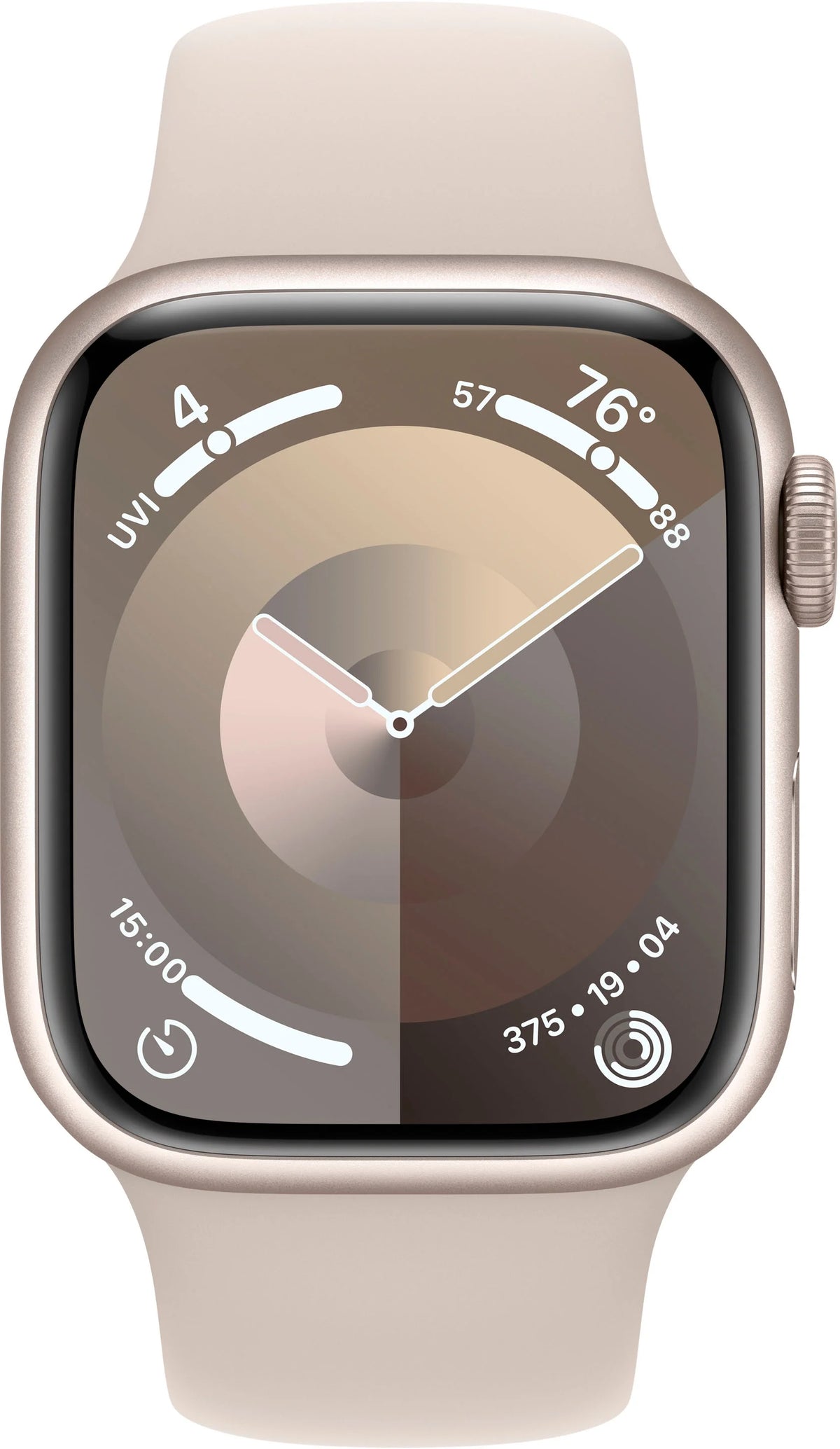 Refurbished Apple Watch Series 9 41mm Starlight Aluminum Sport Band Q508449
