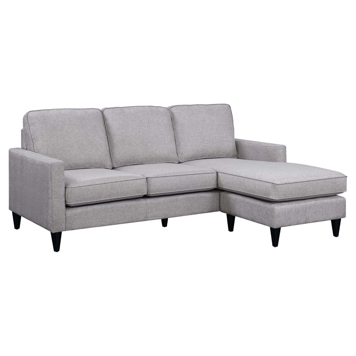 Charcoal Reversible Chaise Sectional B38798