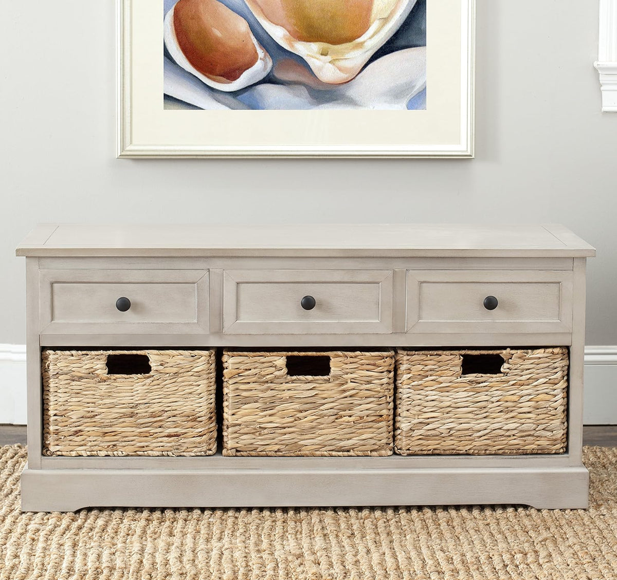 Red 3-Drawer Storage Unit F392187