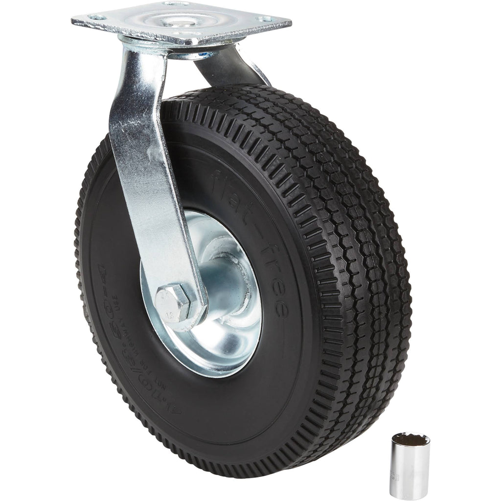 10in. Swivel Flat-Free Solid Polyurethane Caster Q211709