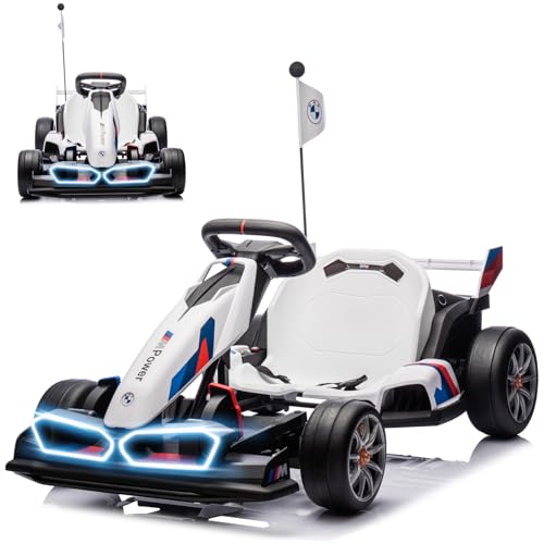 White 36V Electric Go Kart U8757