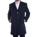 Gray Wool Mens Overcoat T421529