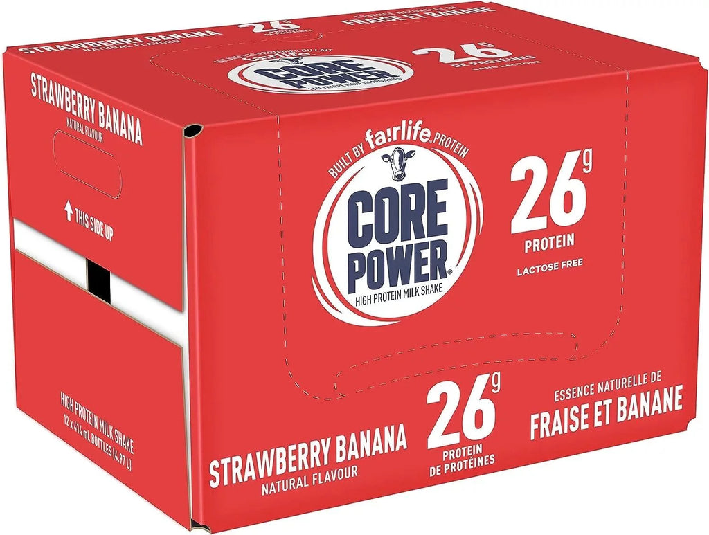 Banana & Strawberry Banana Protein Shakes 24 Bottle Pack N9071