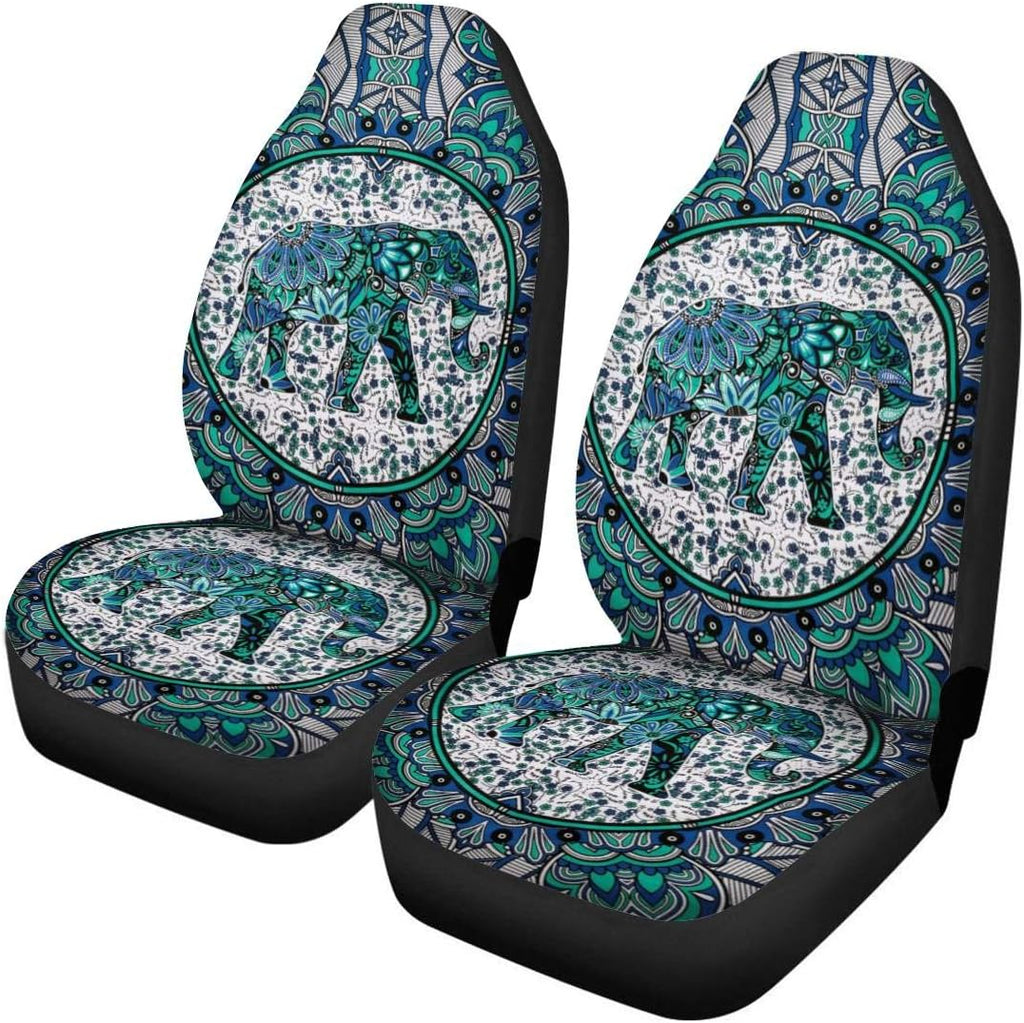 Leopard Print Car Seat Covers, Pack of 2 V121791