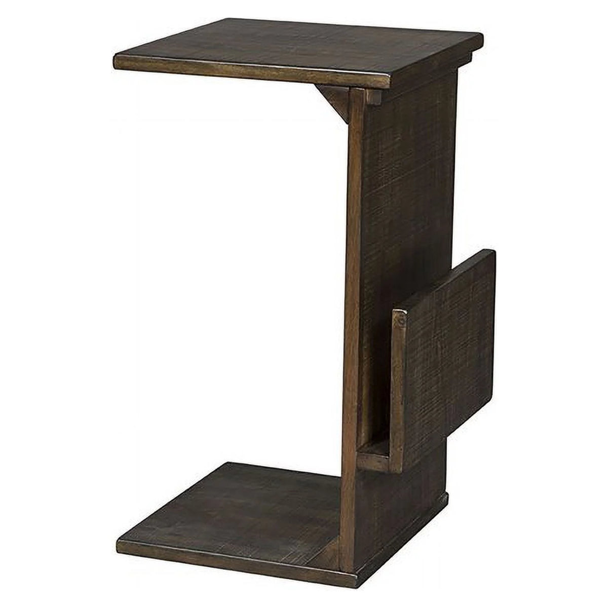 14" Mahogany Wood Chairside Table Set of 2 I58286