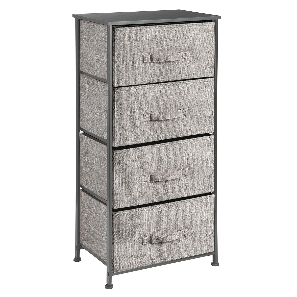 Tall Dresser Storage Tower with 4 Fabric Drawers G94088