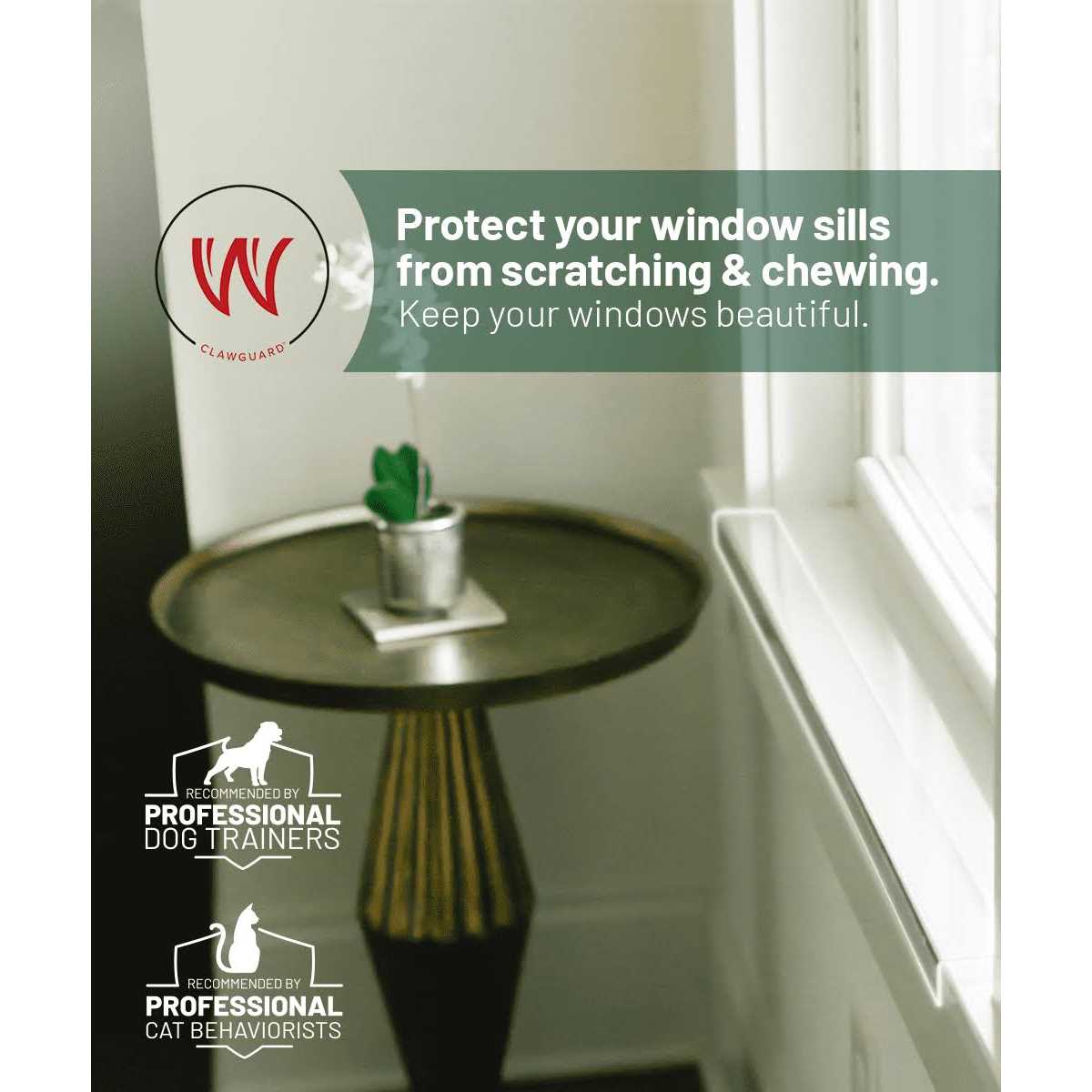 Transparent Window Sill Protector D7515