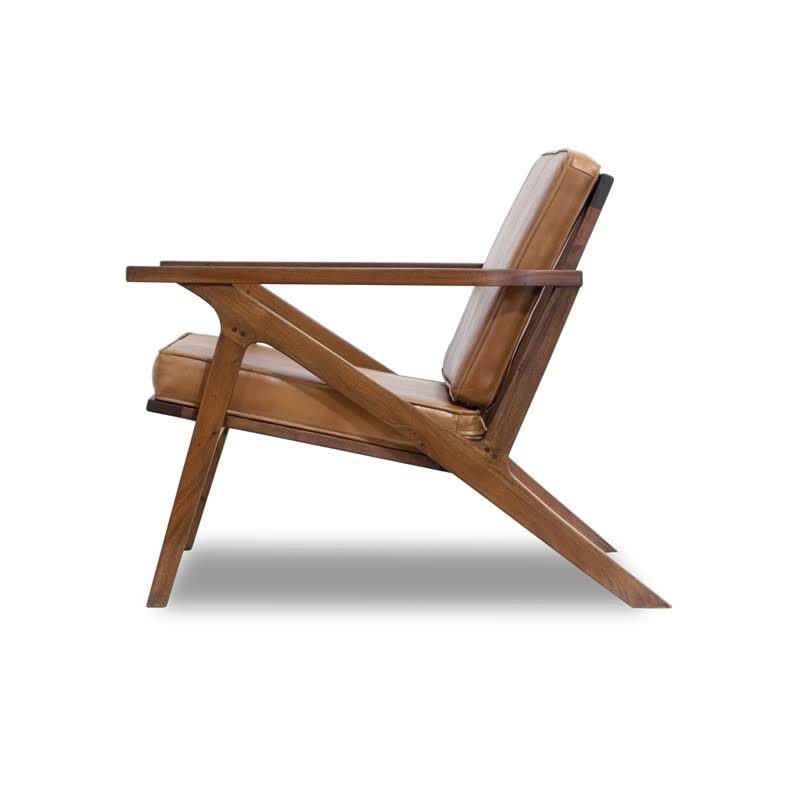Leon Cognac Tan Leather Accent Chair H265492
