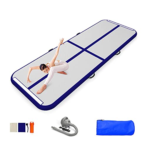 10ft/13ft/16ft/20ft Inflatable Gymnastics Tumbling Track Mat with Electric Air Pump N99816