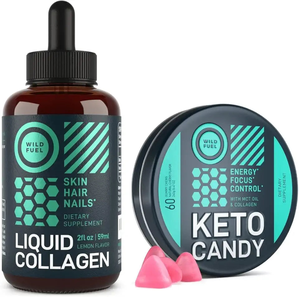 Liquid Collagen and Keto Candy Beauty and Fitness Bundle M8025