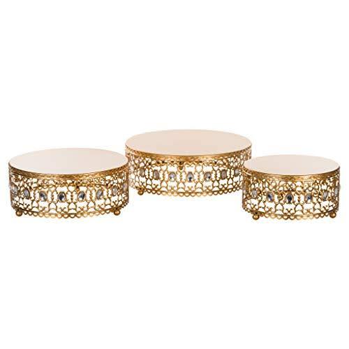 Gold Cake Stand Set of 3 I22549