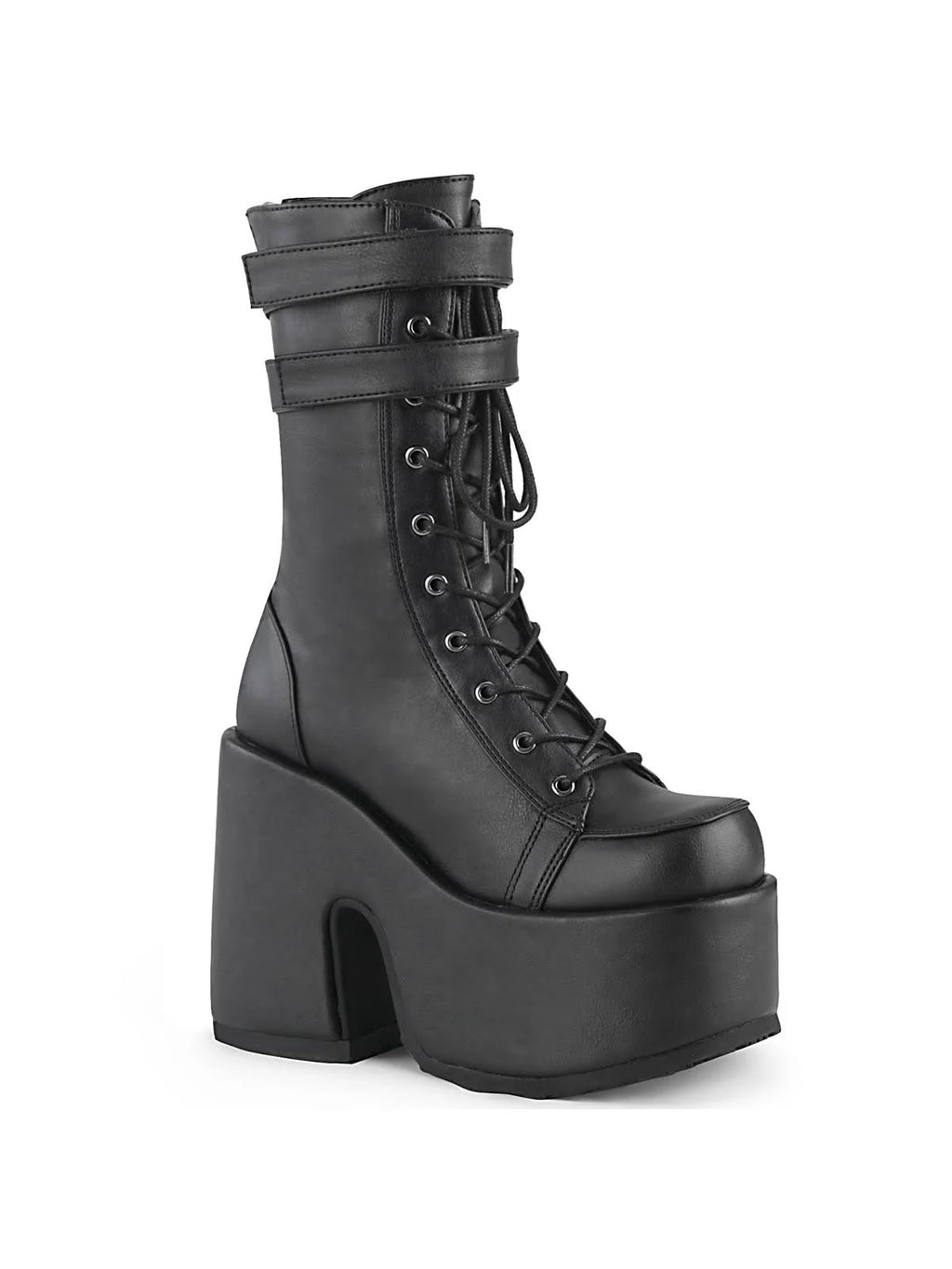 Black Vegan Leather Shoes L588