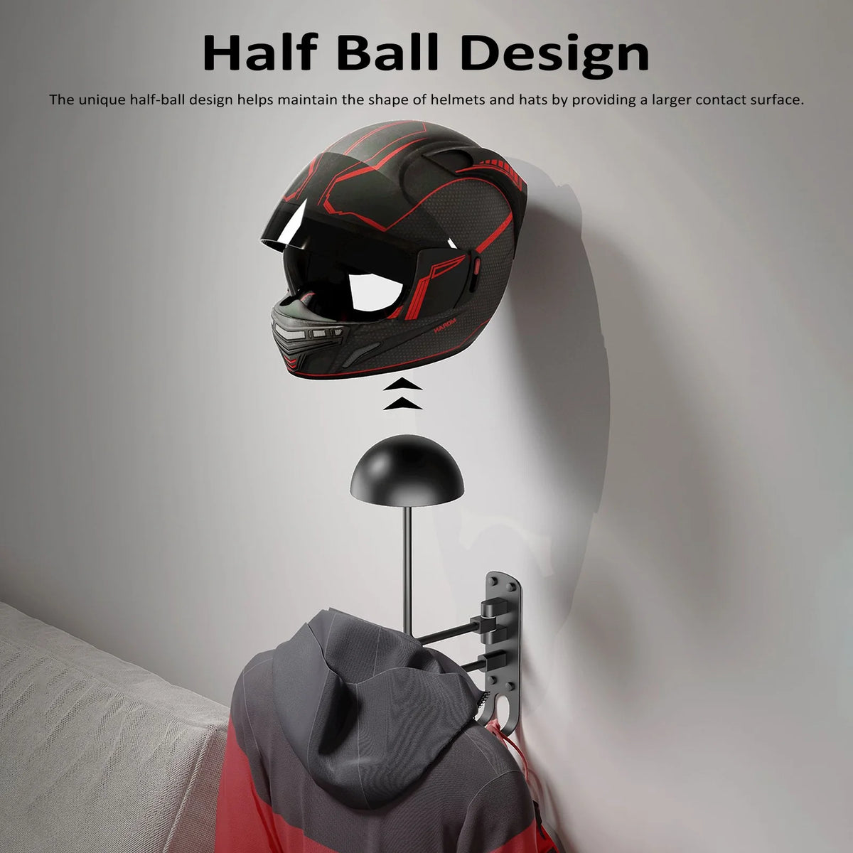 180 Rotation Helmet Wall Mount Q966347