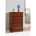 Cherry 5 Drawer Chest L28187