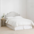 Silver Nail Button Notched Headboard (Twin) K10166
